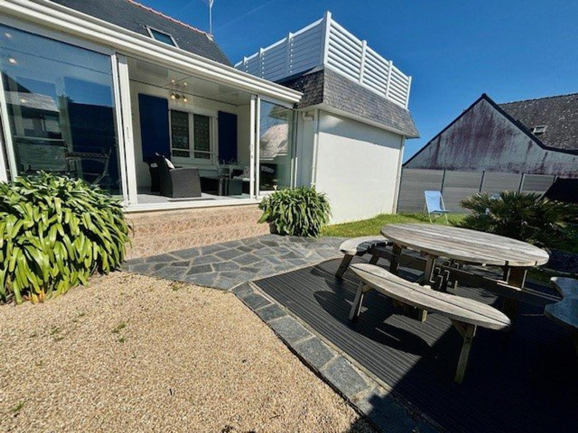 Maison Lumineuse A Quiberon, 90M², Avec Cour, Proche Plage, 6 Pers., Wifi, Animaux Acceptes, Classee 3* - Fr-1-478-76 Экстерьер фото